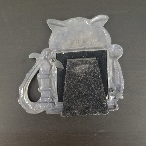 Pewter Mini Cat Frame Silver 1996 Vintage - Picture 3 of 4